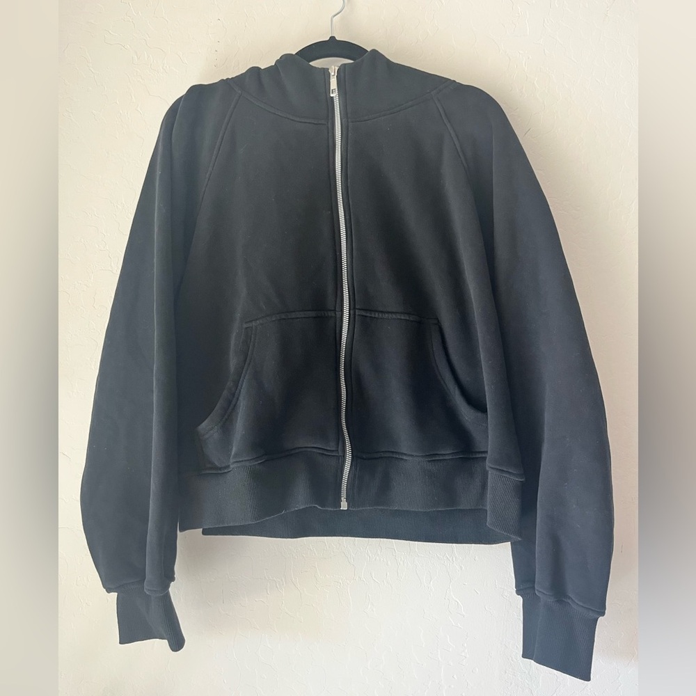 Black Women's Zip-Up Hoodie